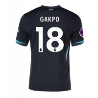 Camisa de Futebol Liverpool Cody Gakpo #18 Equipamento Secundário 2024-25 Manga Curta